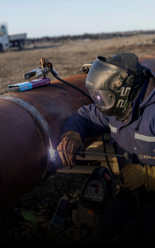 Pipe welding Iceland